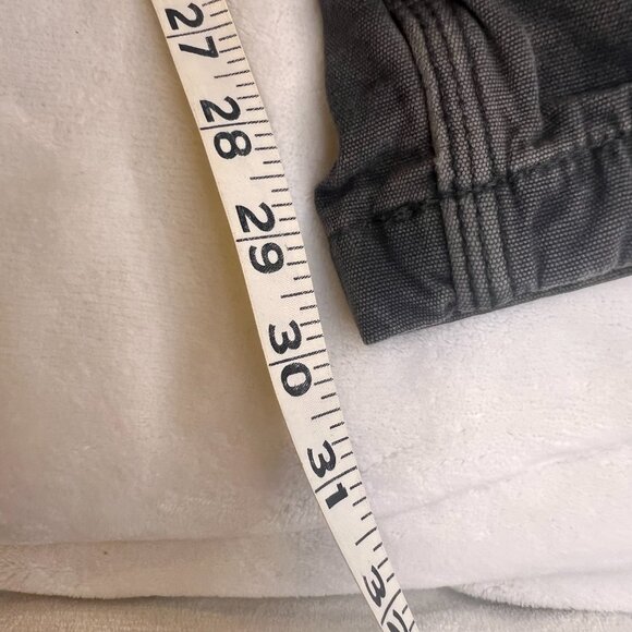 Carhartt Grey Rugged Flex Relaxed Fit Flannel-Lined Utility Work Pant Size 42x30 - Picture 8 of 9